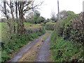 Heol fach ger Pen-rhiwiau / Minor road near Pen-rhiwiau