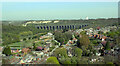 Viaduct over the River Don seen from Conisbrough Castle