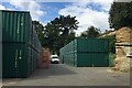 SP2865 : Container storage site in a former quarry, Wharf Street, Warwick by Robin Stott