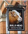 SJ7892 : Sign of the Bulls Head by Gerald England