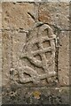 Part of an Anglo-Saxon cross used in the north wall of Laceby Church (3)