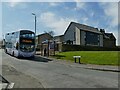 SE0323 : Bus terminus, Rooley Heights, Sowerby by Stephen Craven