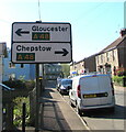 Directions sign, Forest Road, Lydney