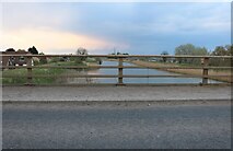 TL5787 : The A10 crossing the Great Ouse, Littleport by David Howard