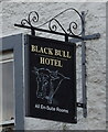 Sign for the Black Bull Hotel, Kirkby Stephen