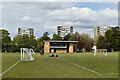 View across London Marathon Football Ground