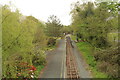 SH5258 : View from the footbridge at Waunfawr station by Richard Hoare
