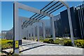 Cambridge Science Park entrance archway