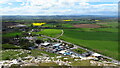 On Graig Fawr - view to junction of A547 & B5119