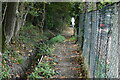 Footpath passing sewage works