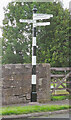 Direction Sign ? Signpost on Red Lees Road, Mereclough