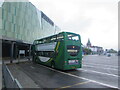 ST3188 : Double-decker bus 407 in Friars Walk Bus Station, Newport by Jaggery