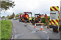 Work along Tattyreagh Road at Kilcootry