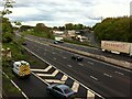 M6 motorway looking east at Corley services