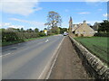 Road (A91) entering Bow of Fife