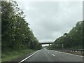 Herringswell Road crossing the A14 - Eastbound