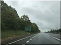 Signage on the A14 - Eastbound