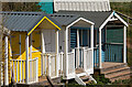 Beach huts at Coldingham