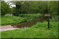 Ford across River Box at Valley Farm, Stoke-by-Nayland