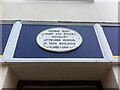 Plaque commemorating school where George Eliot (Mary Ann Evans) was educated