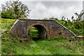 Bridge Taking the Footpath Under the Disused Market Drayton Line