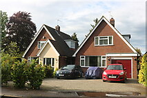 TL0830 : Houses on Hexton Road, Barton-le-Clay by David Howard