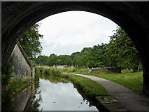 SJ9553 : Caldon Canal at Hazlehurst Aqueduct in Staffordshire by Roger  D Kidd