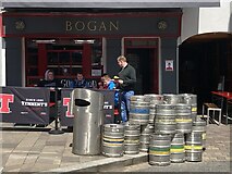 H4572 : Beer barrel delivery, Bogans by Kenneth  Allen