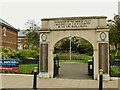 Archway to memorial garden, Murray Street, Filey