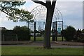 The entrance to Jones Memorial Recreation Ground, Southend