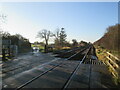 Mingledales  level  crossing  on  Hull  to  Bridlington  line