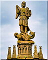 NU1813 : St Michael and the Dragon, Alnwick by David Dixon