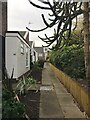 Path to houses, Fields Court, Cliffe Way, Warwick