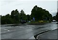 Roundabout on the A4010