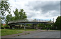 Footbridge over the A75