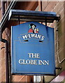 NX9676 : Sign for the Globe Inn, Dumfries by JThomas