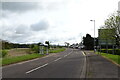 Bus stop and shelter on the A736, Lugton