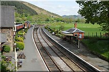 SJ1143 : Carrog railway station and the Dee valley by Philip Halling