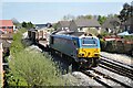 67003 with a short freight train for Bicester MOD Depot