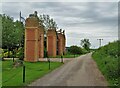 The gateway of Saundby Park Hall