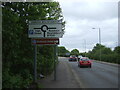 Approaching Annick Roundabout, Irvine 