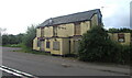 SO3402 : Derelict former village pub, Monkswood, Monmouthshire by Jaggery