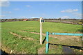 Footpath signpost, Laceys Lane