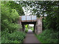 Former canal and railway route in Burry Port