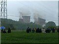 SK0517 : Rugeley Cooling Towers demolition - 5 by Alan Murray-Rust