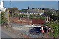 Construction work at the junction of Chymbloth Way and Mill Road, Coverack