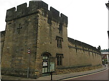 NU1813 : Wall and Tower, Narrowgate, Alnwick by Geoff Holland