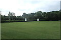 East side of a cricket ground, Monkswood, Monmouthshire