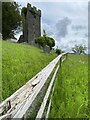 Rickety fence, Llangathen