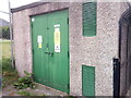 Adwyr Nant Substation on the High Street, Bethesda